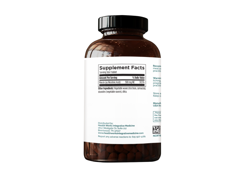 Lipid Protect supplement Sup Facts - A controlled-release niacin formula promoting healthy cholesterol levels and cardiovascular function.