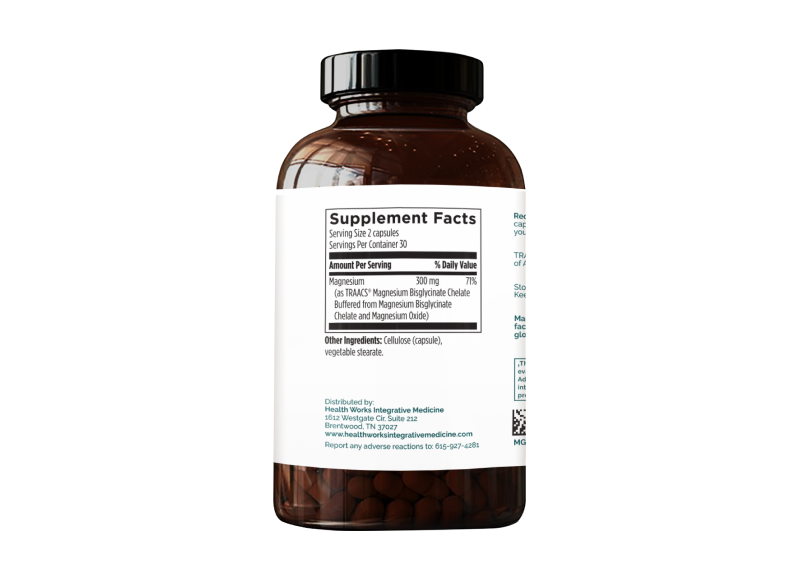 Magnesium Glycinate Complete supplement Sup Facts - A highly absorbable magnesium formula supporting muscle relaxation, nerve function, and overall wellness.