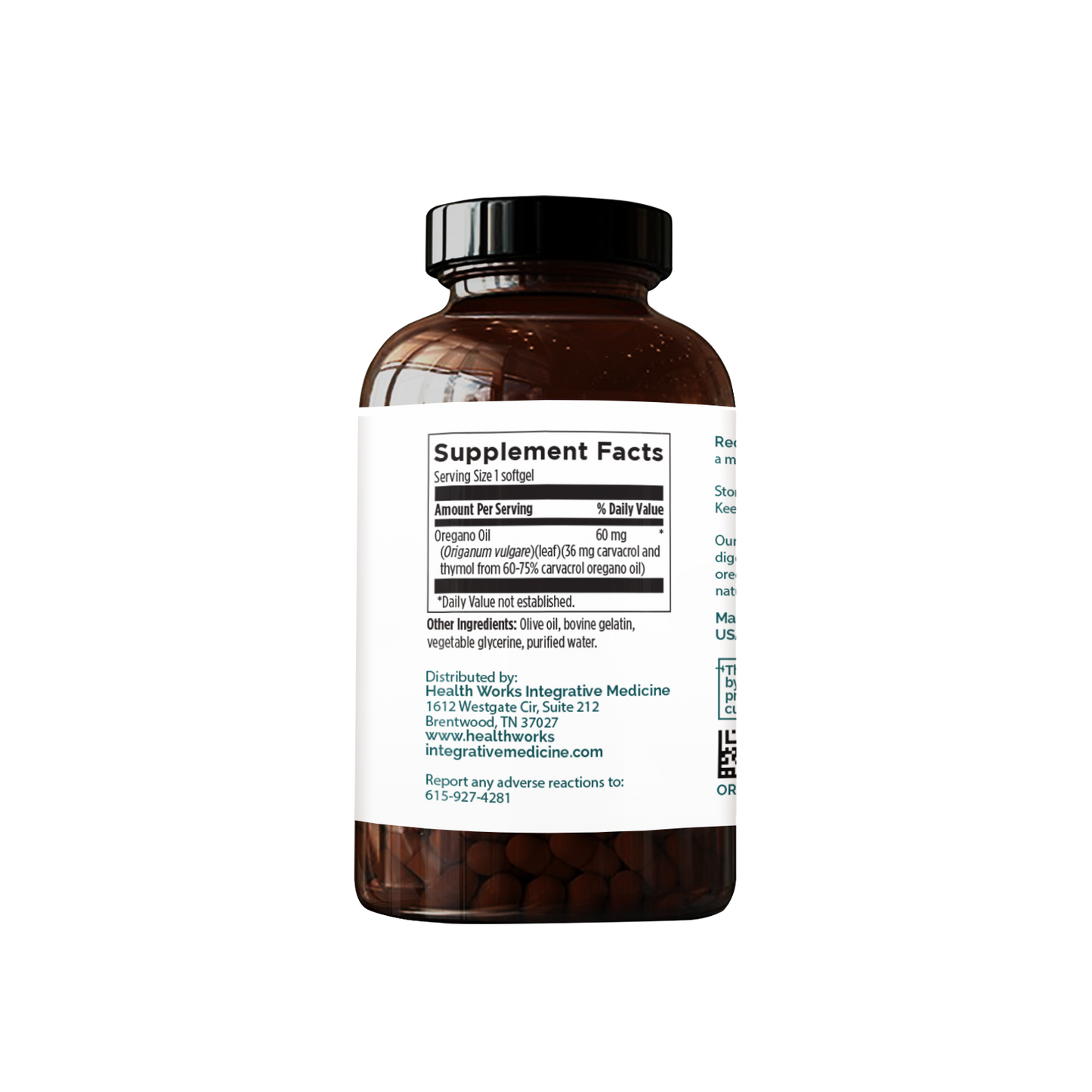 Oil of Oregano supplement Sup Facts - A powerful herbal formula supporting immune health, gut microbial balance, and antioxidant defense.