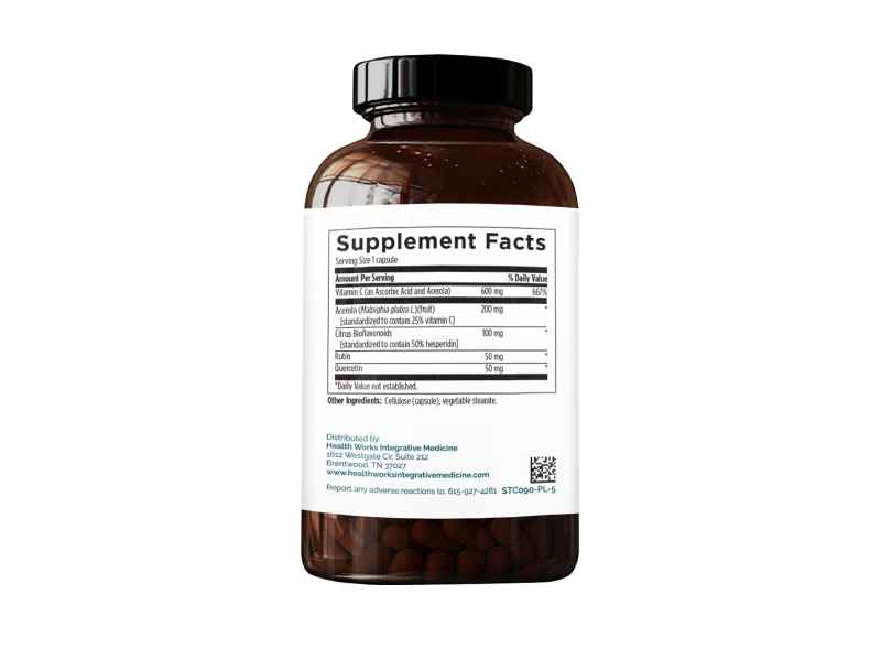 Ultimate C supplement Sup Facts - A high-potency vitamin C formula with bioflavonoids supporting immune health, collagen production, and antioxidant defense.